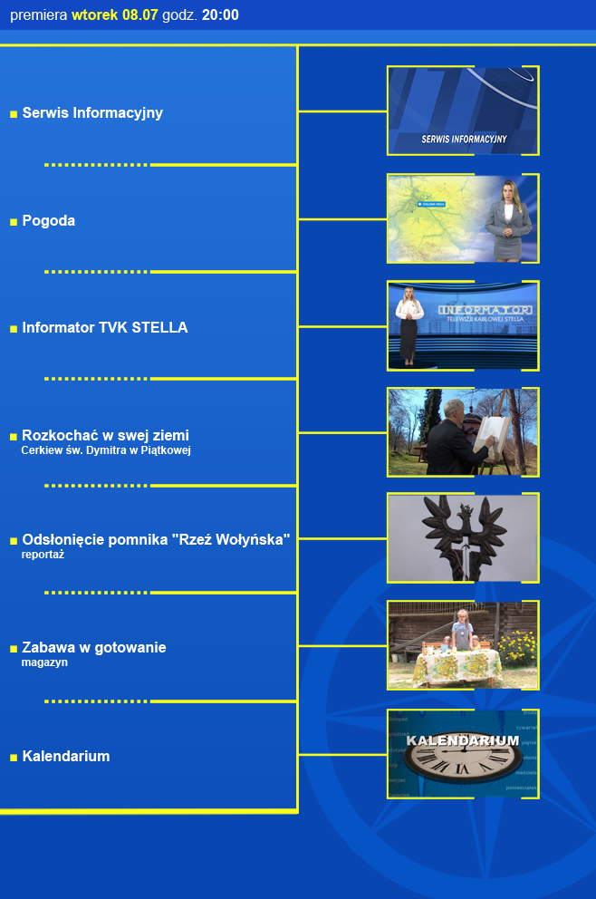 w programie