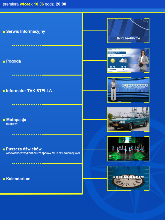 w programie