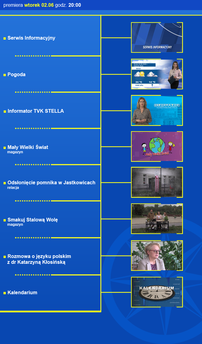w programie